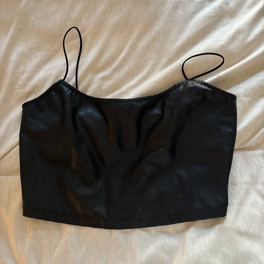 Black Women's Crop Top